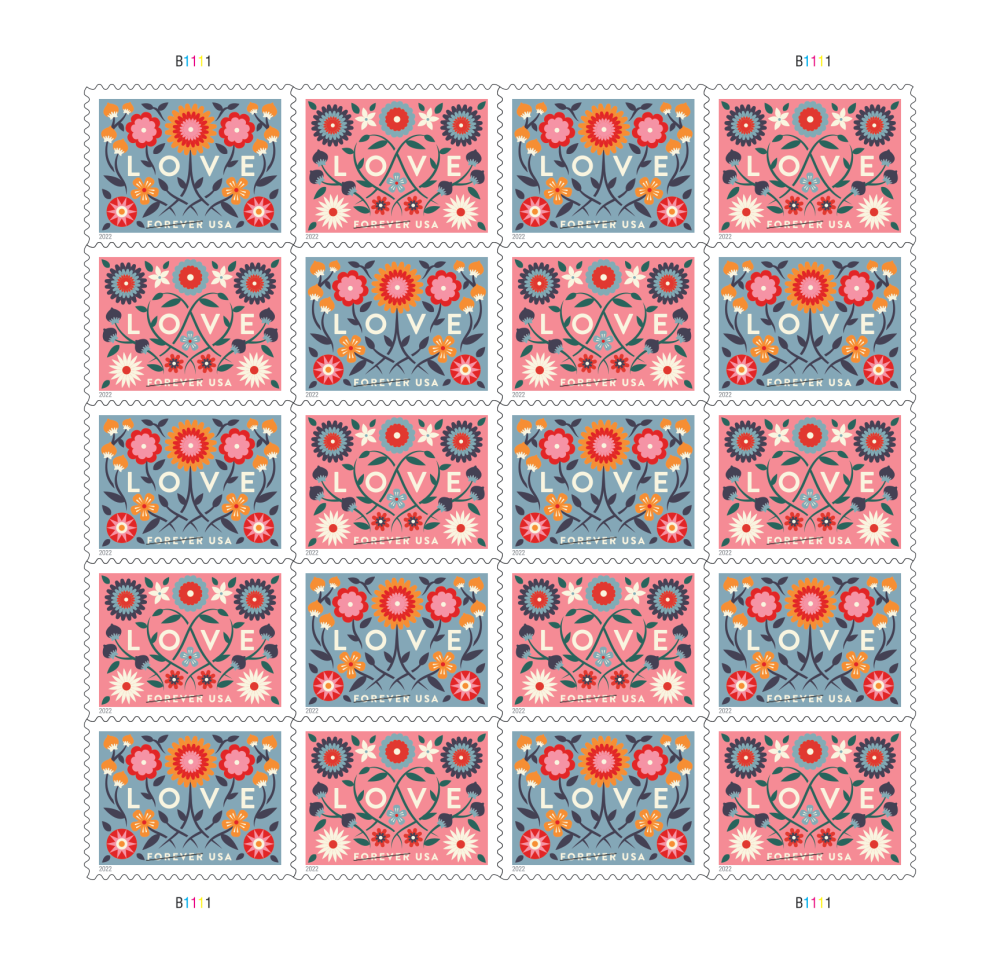 Love 2022 Forever Stamps