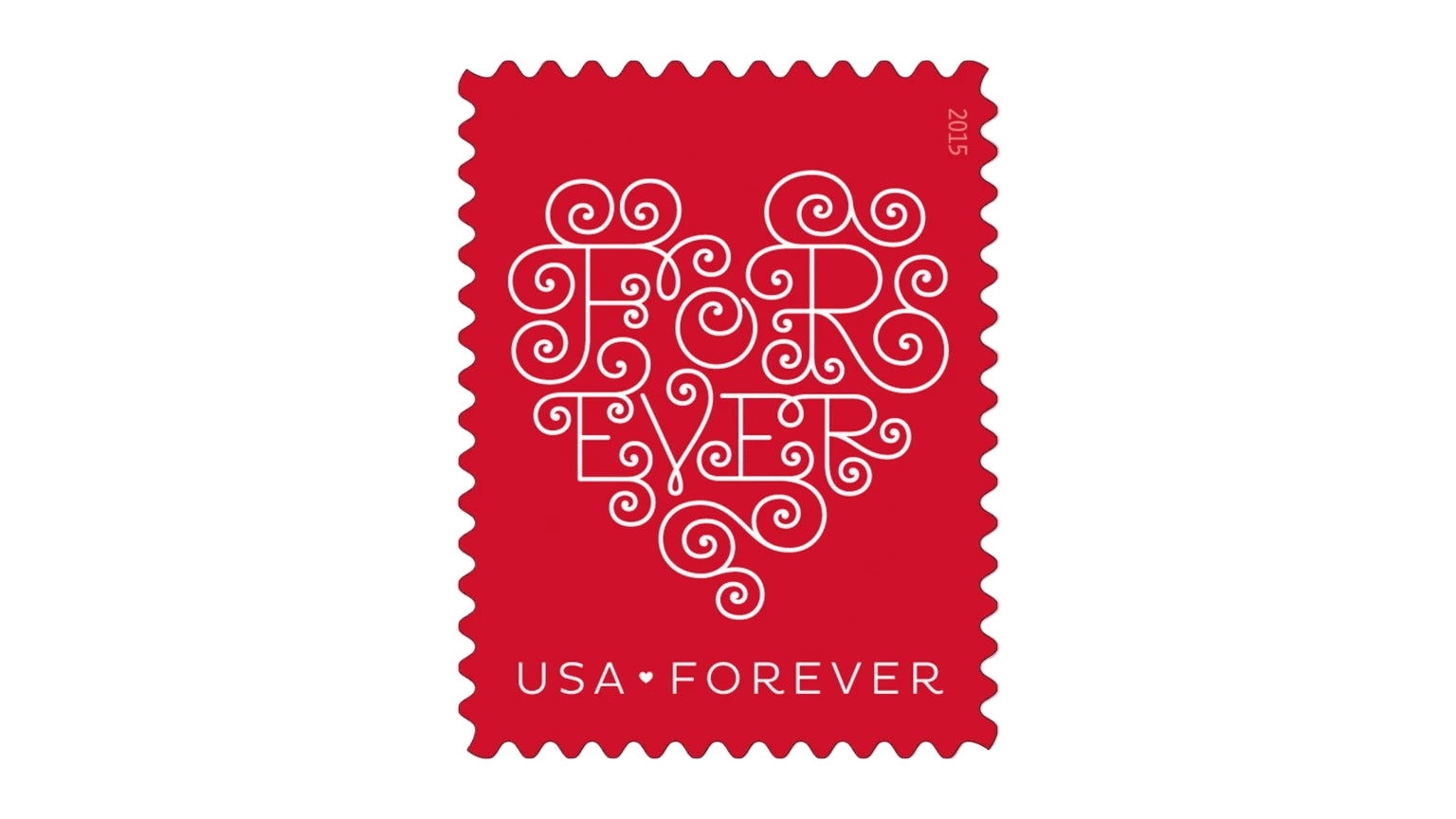 Red White Forever First Class Postage Stamps
