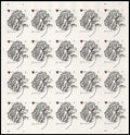 Antique Vintage Rose Forever First Class Postage Stamps
