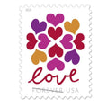 2019 Love Hearts Blossom Forever First Class Postage Stamps