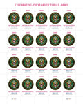 U.S. Army 250th First-Class Mail Forever Postage Stamps