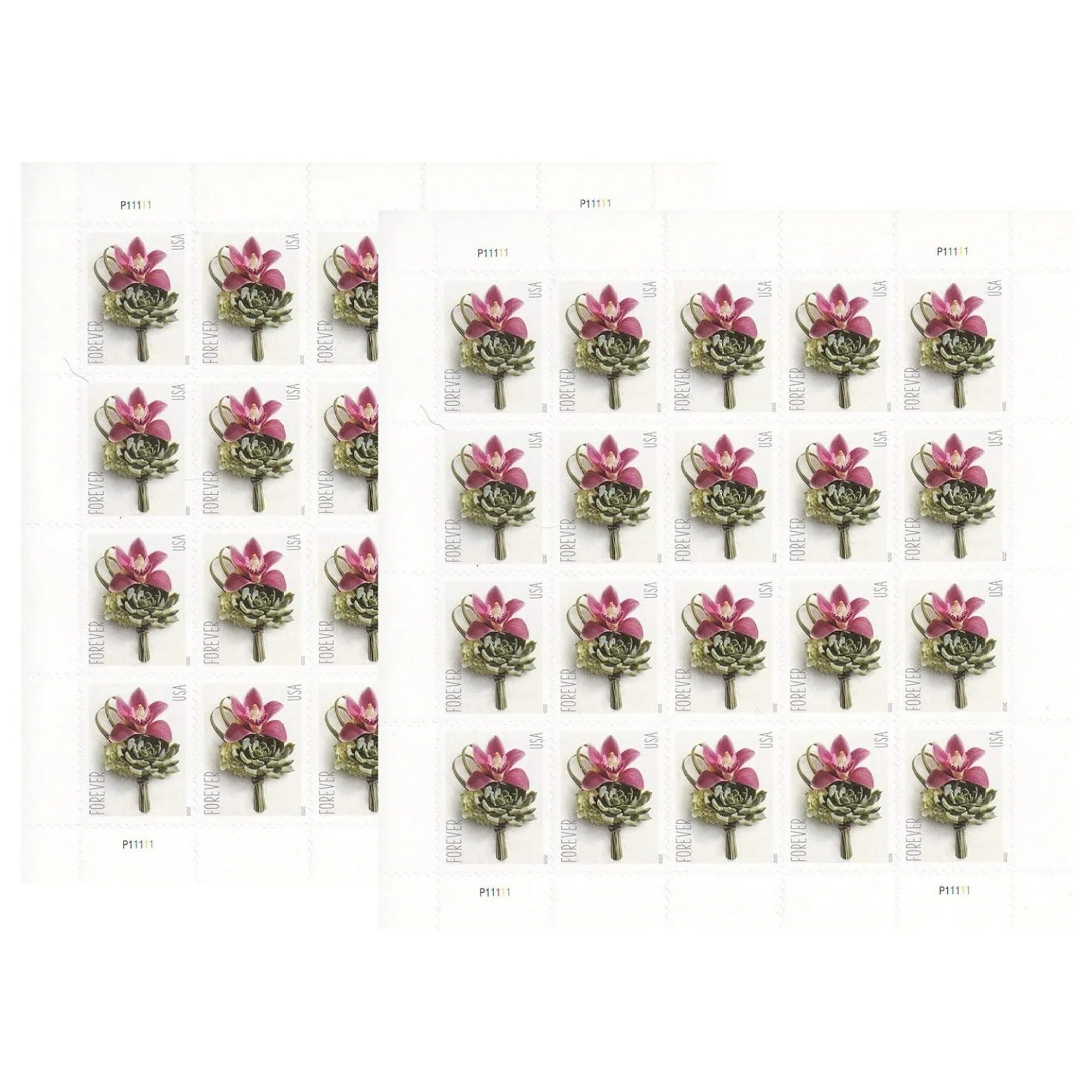 Contemporary Boutonniere Forever First Class Postage Stamps